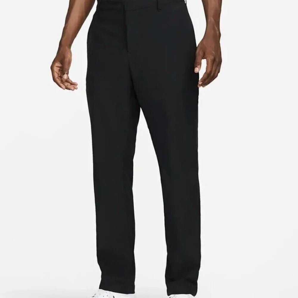 New Nike Dri-FIT Vapor Men's Slim-Fit Golf Pants 36X30 DA3062-010 Black $95 NEW